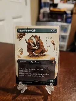 WOTC Avatar: The Last Airbender Badgermole Cub (Borderless) (MR) NM - Image 1