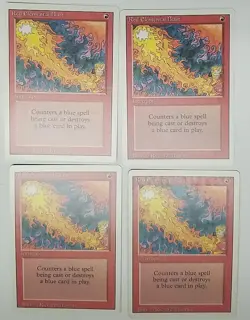 MTG 4X Red Elemental Blast Revised Edition *non-foil* Excellent Condition - Image 1