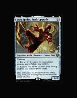 MTG: Iron Spider, Stark Upgrade #166 R Normal NM Marvel's Spider-Man - Image 1