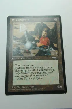 MTG Shield Sphere x1- -Alliances-Mod/Hvy Play - Image 1