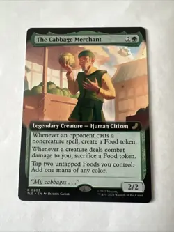 NM Extended Art The Cabbage Merchant, MTG, Avatar: The Last Airbender - Image 1