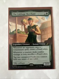 NM Extended Art The Cabbage Merchant, MTG, Avatar: The Last Airbender - Image 3