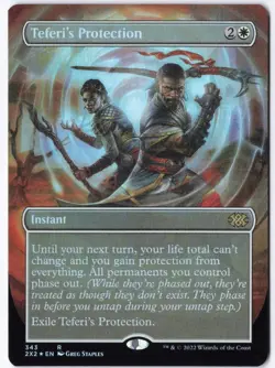 Teferi's Protection (Borderless) R Double Masters 2022 343 NM - Image 1