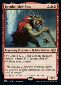 1 x Krenko, Mob Boss - Jumpstart 2022 - NM-Mint - MTG - Image 1