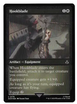 MTG Hookblade Etched FOIL Universes Beyond: Assassin’s Creed (ACR) 0176 Unplayed - Image 1