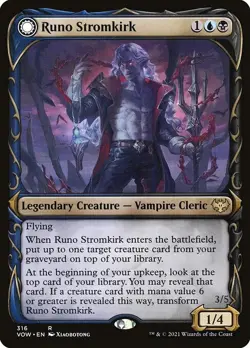 Runo Stromkirk Showcase Regular - Innistrad: Crimson Vow MTG-NM - Image 1