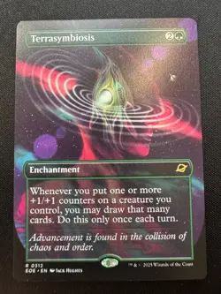 1x - Terrasymbiosis - (Borderless) - Edge of Eternities - NM MTG - Image 1