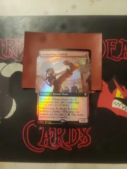 Magic The Gathering Avatar "Firebending Student" 0393 FOIL EXTENDED RARE NM - Image 1