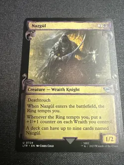 Near Mint Nazgul (0724) (Showcase Scrolls) MTG Lord of the Rings - Image 1