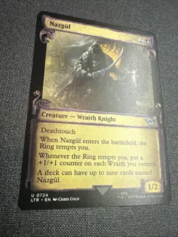 Near Mint Nazgul (0724) (Showcase Scrolls) MTG Lord of the Rings - Image 2