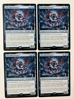 Magic The Gathering MTG The Mindskinner Duskmourn Rare Regular X4 Cards - Image 1