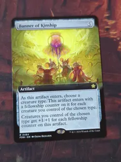 MTG Banner of Kinship (Extended Art) [Foundations] Near Mint​ - Image 1