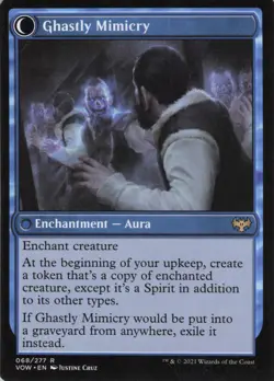 MTG Mirrorhall Mimic (VOW) Innistrad: Crimson Vow Regular Rare 068/277 - Image 2