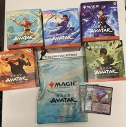 MTG Avatar: Last Airbender PRERELEASE Box LOT Magic the Gathering + BONUS pouch - Image 1