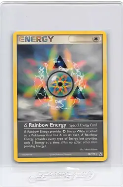 RAINBOW ENERGY 98/110 - Non-Holo - EX Holon Phantoms - POKEMON CARD - NM/M - Image 1