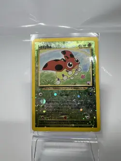 Pokemon Ledyba (7/18) Southern Islands HP REVERSE HOLO Swirl - Image 1