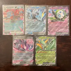 Pokemon Black Bolt and White Flare EX card lot - 5 Cards - NM - Image 1
