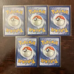 Pokemon Black Bolt and White Flare EX card lot - 5 Cards - NM - Image 2