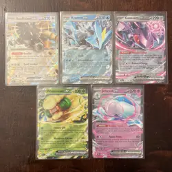 Pokemon Black Bolt and White Flare EX card lot - 5 Cards - NM - Image 1