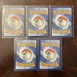 Pokemon Black Bolt and White Flare EX card lot - 5 Cards - NM - Image 2