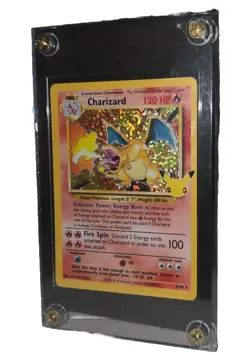Framed 2021 Pokemon Charizard Holo Celebrations 25th ANNIVERSARY - Image 2
