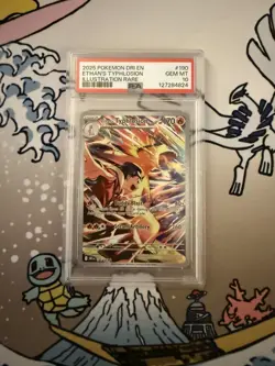 Ethan's Typhlosion 190/182 Pokemon Destined Rivals Illustration Rare PSA 10 - Image 1