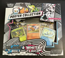 Pokemon Black Bolt & White Flare booster - Unova Poster Collection FAST SHIPPING - Image 1