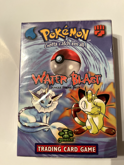 1999 Pokemon Water Blast Jungle Theme Deck FACTORY SEALED w/TAGS, ShadowlessU - Image 1