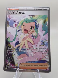 Pokemon TCG Lisia's Appeal Full Art Trainer Surging Sparks 246/191 - Image 1