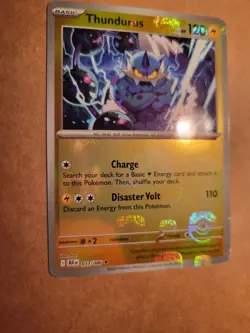 Thundurus 033/086 Masterball Black Bolt English Pokemon TCG NM - Image 3