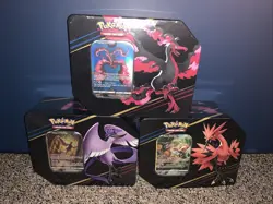 Pokemon TCG Crown Zenith Galarian Birds Tins Moltres Zapdos Articuno, Set of 3 - Image 3