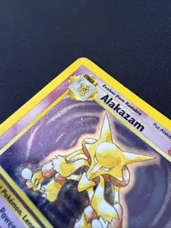 Pokemon Alakazam Holo Rare - HP/DMG - Legendary Collection 1/110 WOTC 2002 - Image 2