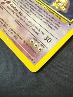 Pokemon Alakazam Holo Rare - HP/DMG - Legendary Collection 1/110 WOTC 2002 - Image 5
