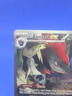 Pokemon Journey Together N’s Zoroark ex 185/159 Special Illustration Rare NM - Image 3