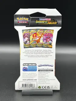 Pokemon Sword & Shield Darkness Ablazed Sleeved Booster Pack (Random Pack Art) - Image 2