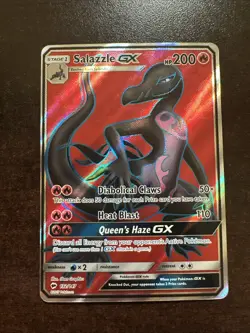 Salazzle GX 132/147 NM Pokemon TCG Burning Shadows Full Art - Image 1