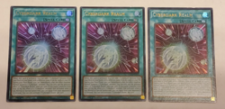 Yu-Gi-Oh Cyberdark Realm Ultra Rare All 1st edition 3 Card Set SDCS-EN023 - Image 1