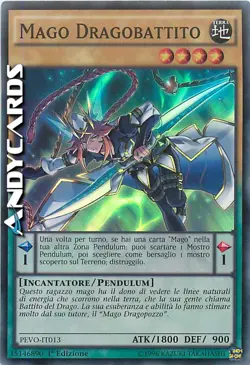 MAGO DRAGOBATTITO • (Dragonpulse Magician) • Super R • PEVO IT013 • 1Ed • Yugioh - Image 1