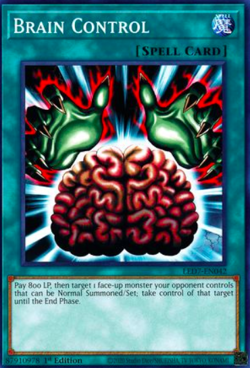 1X NM Brain Control - LED7-EN042 - Common 1st Edition yugioh - Image 1