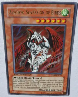 Yugioh 1x Alector, Sovereign of Birds YR05-EN001 Ultra Rare Limited Edition NM - Image 4
