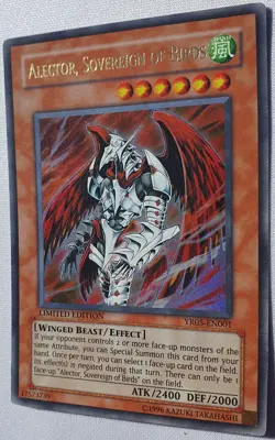 Yugioh 1x Alector, Sovereign of Birds YR05-EN001 Ultra Rare Limited Edition NM - Image 5