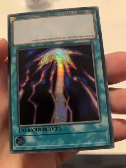 yugioh Raigeki Tn19-en010 Secret rare german misprint hot! - Image 3