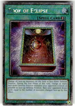 Book of Eclipse 1st Edition Platinum Secret Rare RA02-EN054 Yu-Gi-Oh! - Image 1