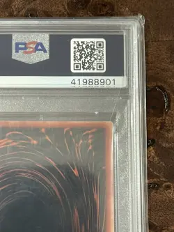 YuGiOh PSA 8 NM/MT G4-01 Secret Rare Slifer the Sky Dragon Japanese - Image 4