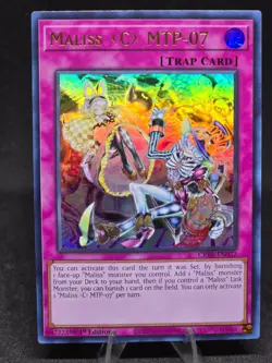 Yu-Gi-Oh! TCG Maliss-C-MTP-07 CRBR-EN022 Crossover Breakers (UR) 1st Edition NM - Image 1