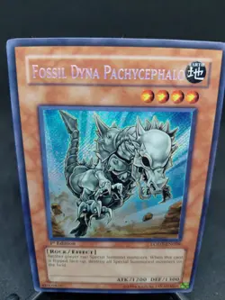 Yugioh Fossil Dyna Pachycephalo LODT-EN099 Secret Rare 1st NM - Image 2