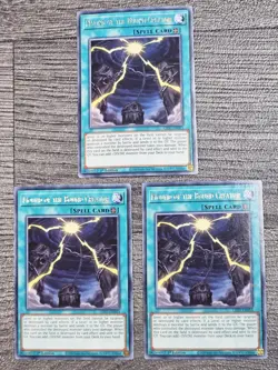 3x Yugioh Mound of the Bound Creator LED7-EN053 Rare 1st Edition NM/LP - Image 1