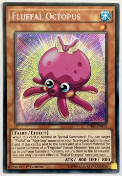 FUEN-EN014 Fluffal Octopus - Secret Rare 1st Edition Near Mint YuGiOh Card - Image 1