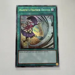YUGIOH! Harpie's Feather Duster (Alt Art) - MP24-EN058 - Prismatic Secret NM - Image 1