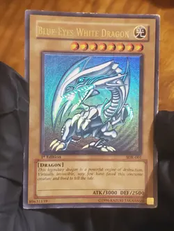 1st Edition Blue Eyes White Dragon SDK-001 Starter Deck: Kaiba Yu-Gi-Oh MP-HP - Image 4